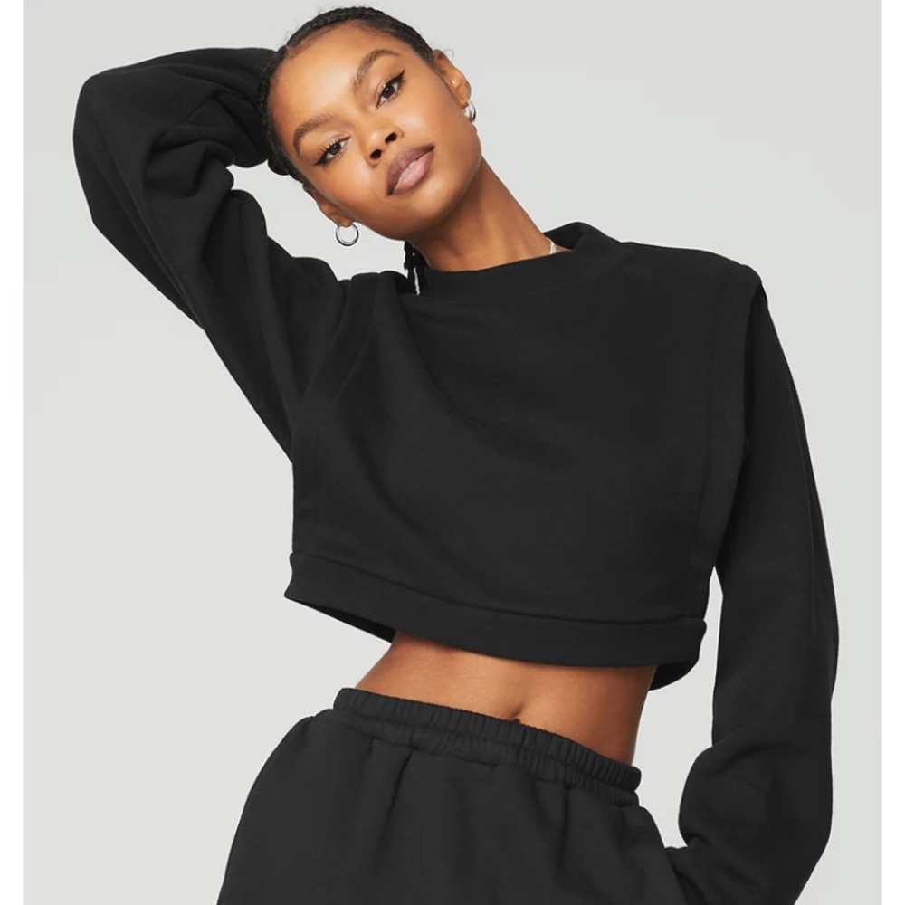 Brand new Alo Cropped Fresh Coverup sweater